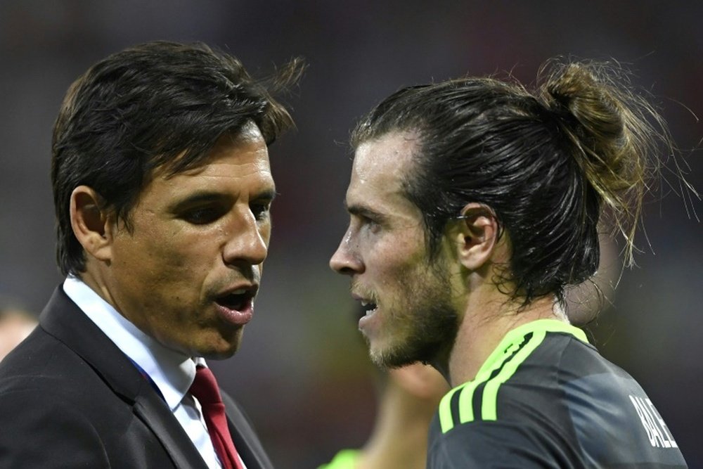Bale has thanked Coleman after he stepped down as Wales manager. AFP