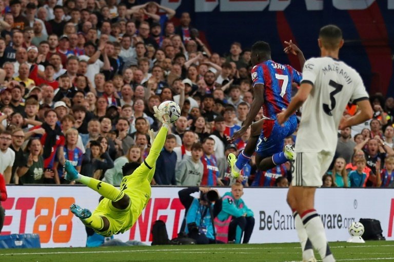 Onana también salvó al United. AFP