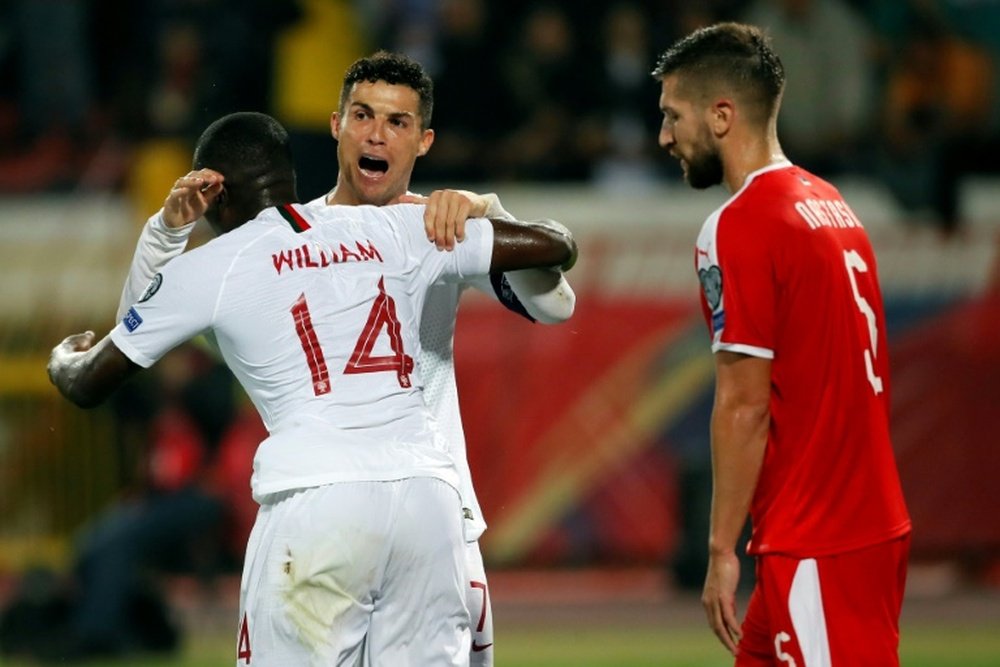 Les compos probables du match de qualification à l'Euro entre le Portugal et le Luxembourg. AFP