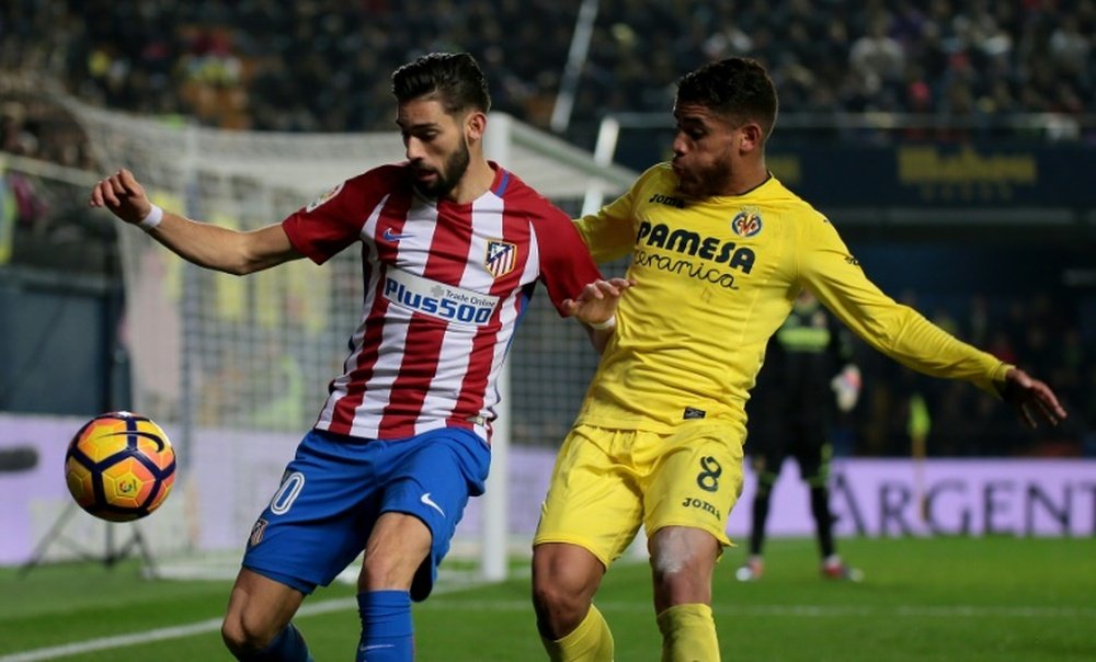El Atlético no le encuentra el punto débil al Villarreal. AFP