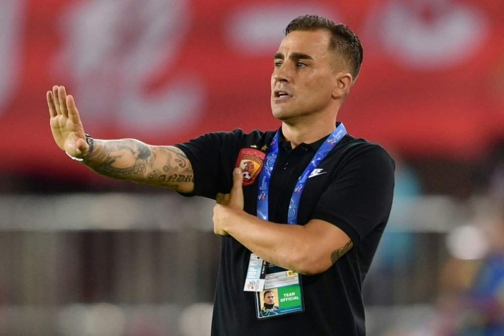 Cannavaro saw his side knocked out of the AFC Champions League. AFP