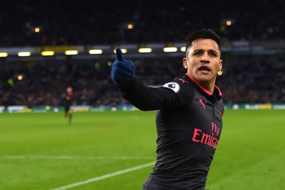 Sanchez scored a quick-fire double to help Arsenal to victory. AFP