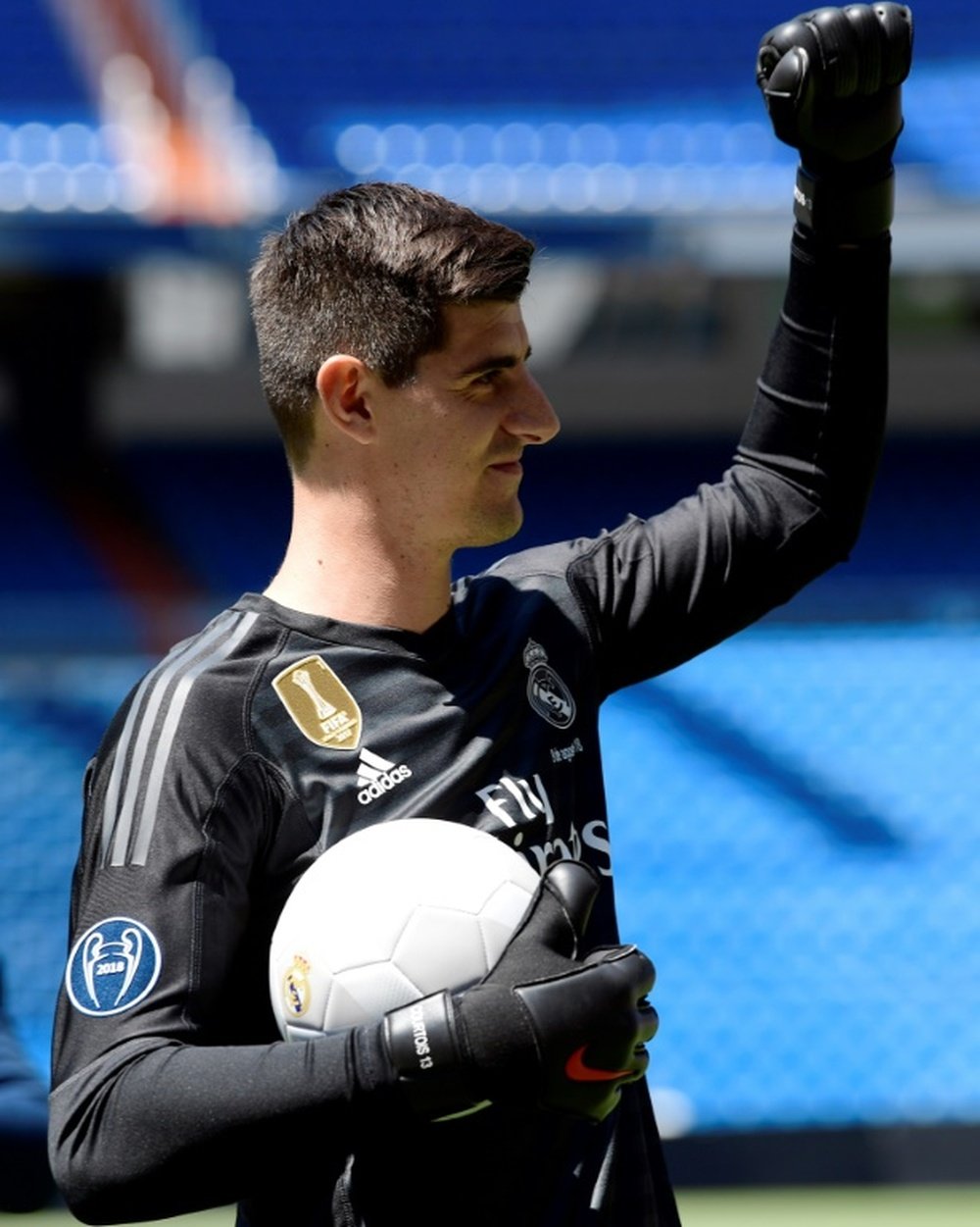 Courtois was keen to return to Madrid, where he previously played for Atletico. AFP