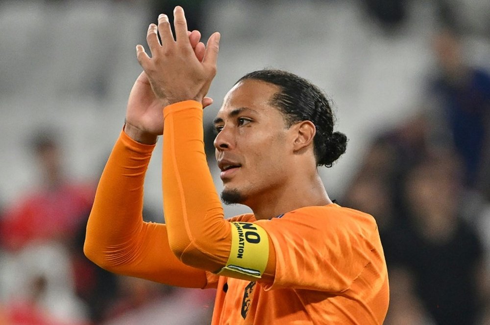 Virgil van Dijk's international break has come to an early end. AFP