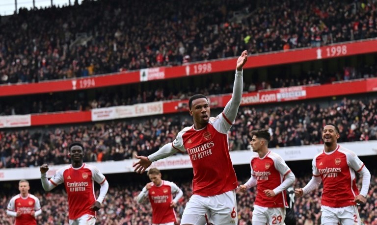 Magalhaes is playing a key role in Arsenal's race for the Premier League title. AFP