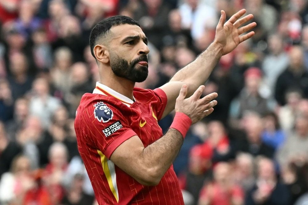 Salah expressed his feelings after renewing his contract with Liverpool until 2027. AFP