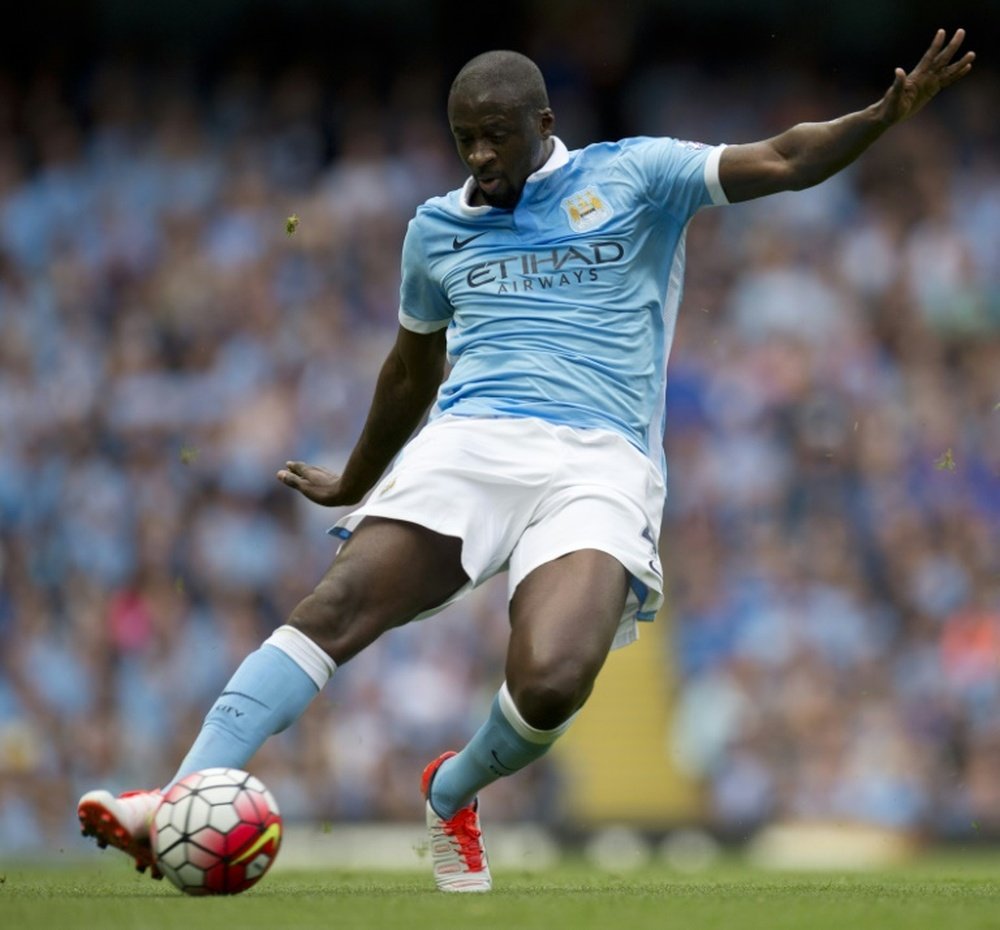 Manchester Citys Ivorian midfielder Yaya Toure, pictured on August 16, 2015, has been voted the best footballer in Africa a record four consecutive times