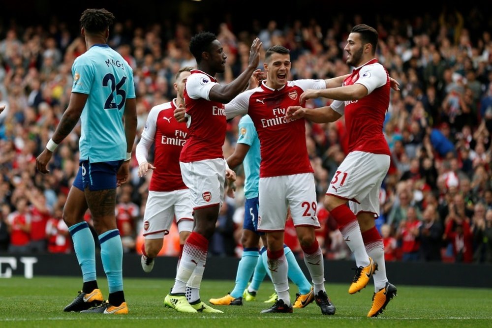 El Arsenal debutará en casa en el Grupo H de Europa League. AFP