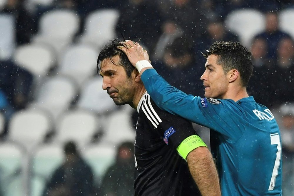 Buffon aseguró entender a Cristiano Ronaldo. AFP