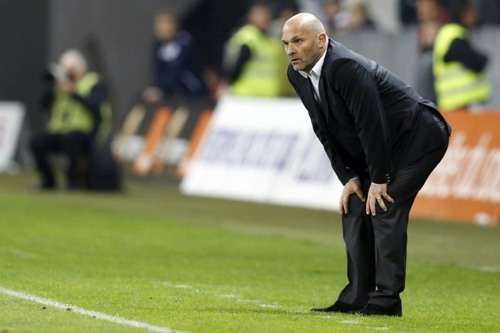 Pascal Dupraz, pictured on April 4, 2015, left Evian following their relegation from the top flight last season
