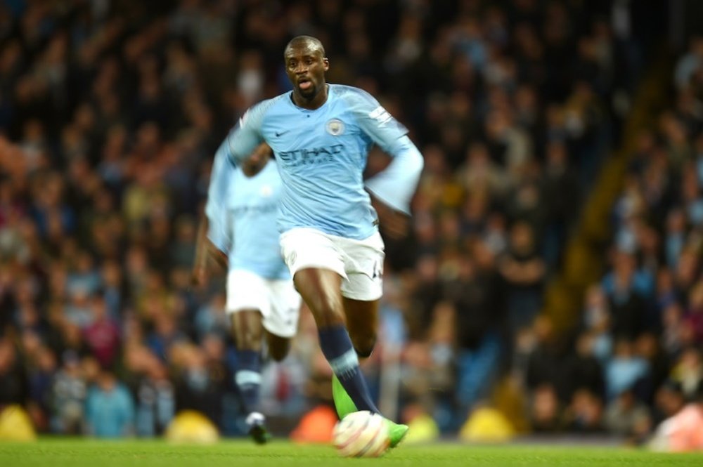 Yaya Toure spent 8 years in the Premier League. AFP
