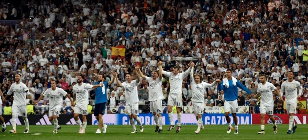 El Real Madrid volvió a unir al madridismo. AFP