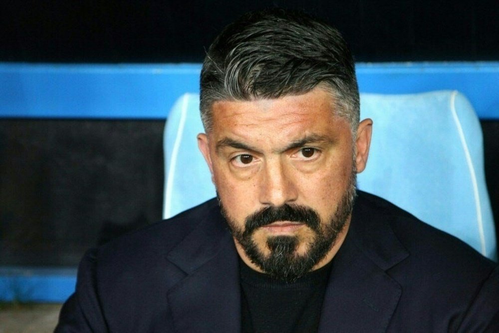 Gattuso lamentó la eliminación. AFP