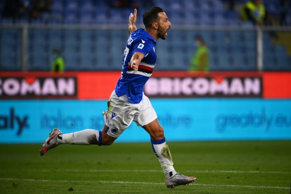 L'attaquant italien Fabio Quagliarella raccroche les crampons. AFP