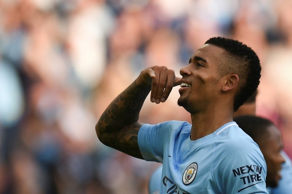 City playing like Brazil, says Jesus. AFP