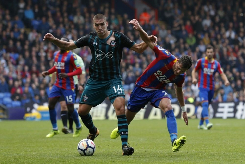 Southampton condemned Palace to a fifth straight defeat on Saturday. AFP