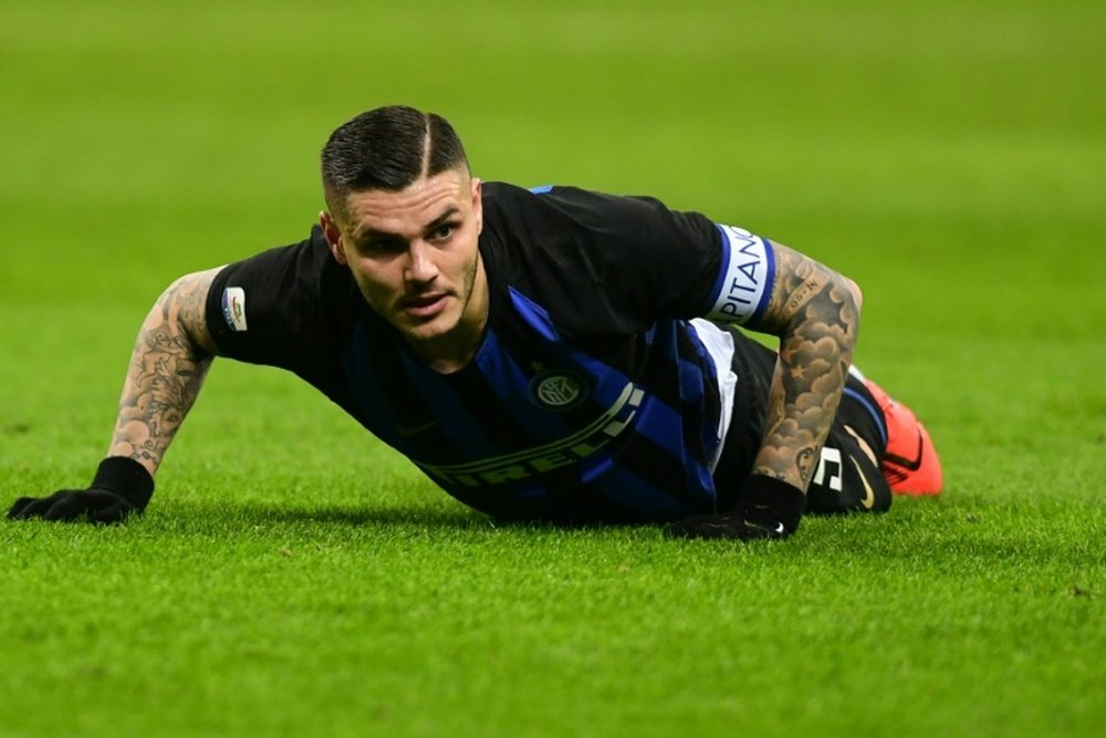 A Inter desconfia de Icardi. AFP