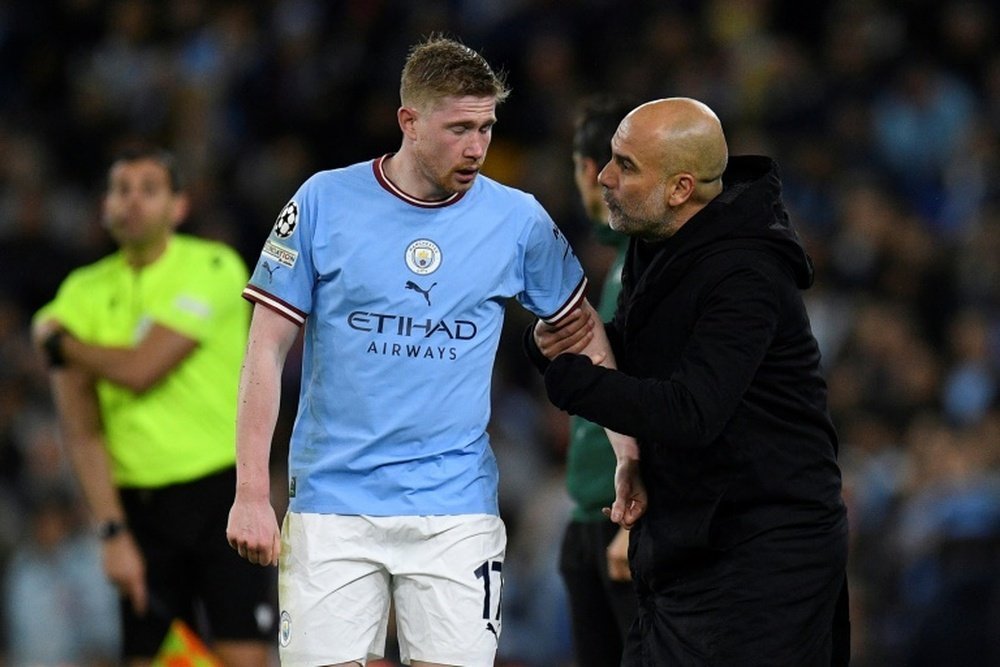 Guardiola ha parlato di De Bruyne. AFP