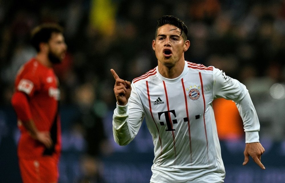 Rodriguez has recaptured his spark at Bayern. AFP