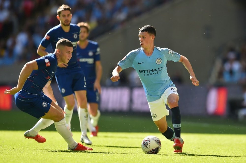 Foden is tipped for big things at Man City. AFP