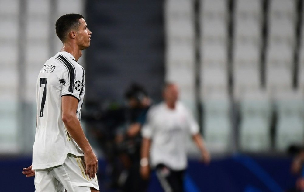 Le message de Ronaldo après l'élimination de la Juventus en C1. AFP