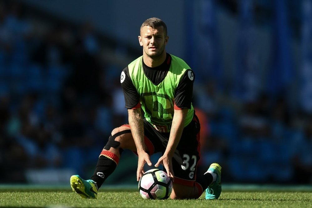 Wilshere abandonará la disciplina del Bournemouth a final de temporada. AFP