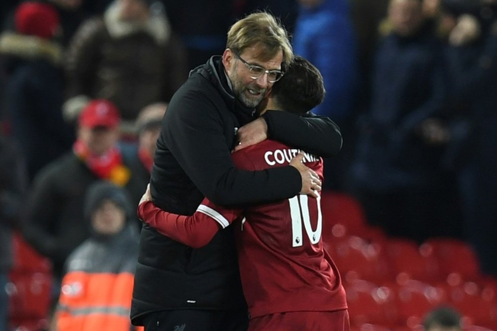 Klopp wanted Coutinho stay. AFP
