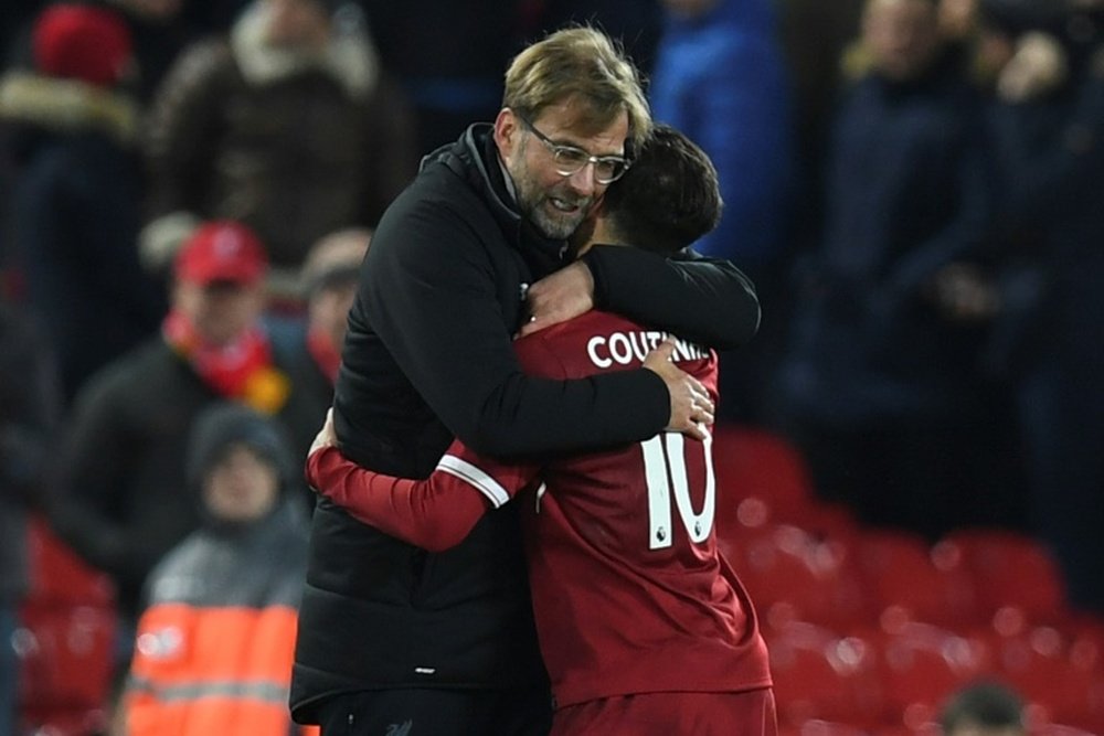 Klopp: Get over Coutinho sale. AFP