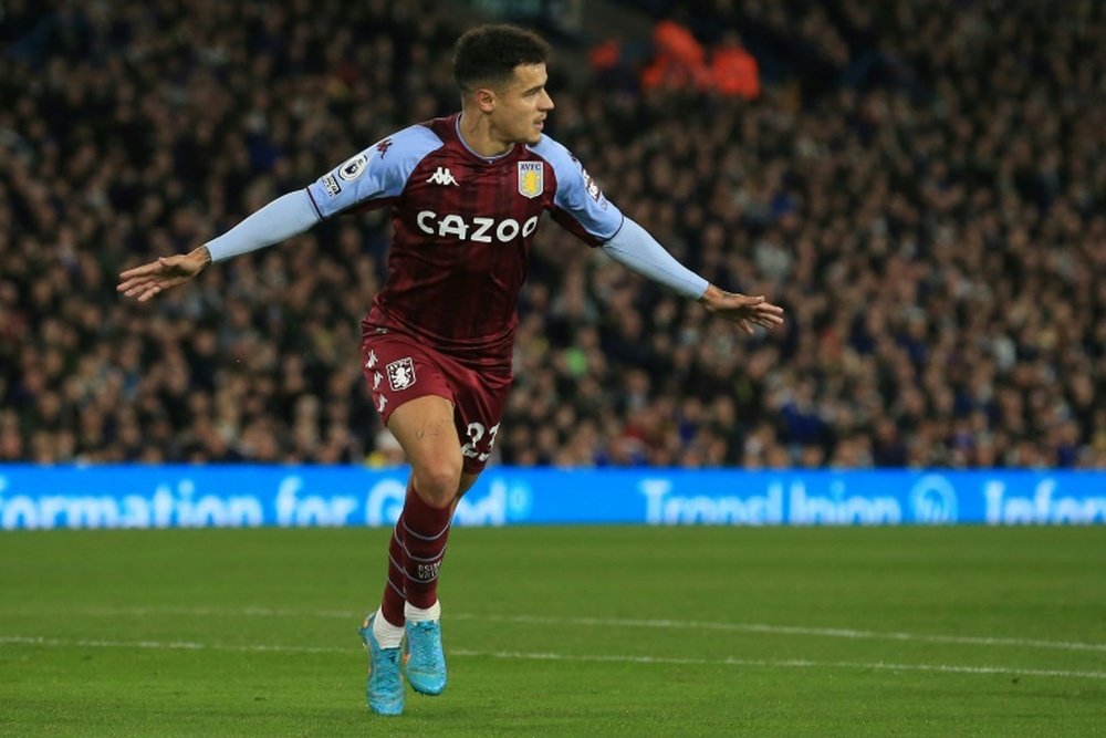 Coutinho nega saída do Aston Villa. AFP