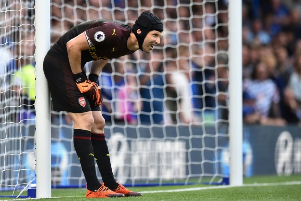 Cech has been out for over a month. AFP
