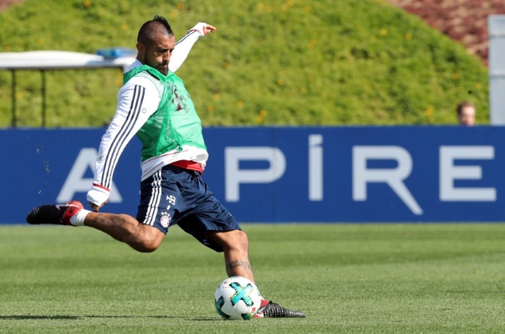 Vidal serait prêt à prolonger l’aventure avec le Bayern. AFP