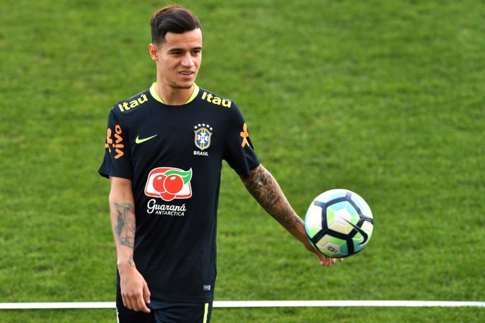 Coutinho is currently on international duty with Brazil. AFP