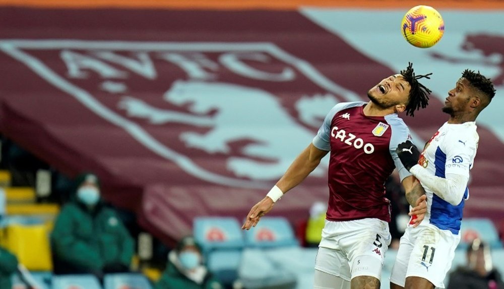 10 man Aston Villa beat Crystal Palace 3-0 at Villa Park. AFP