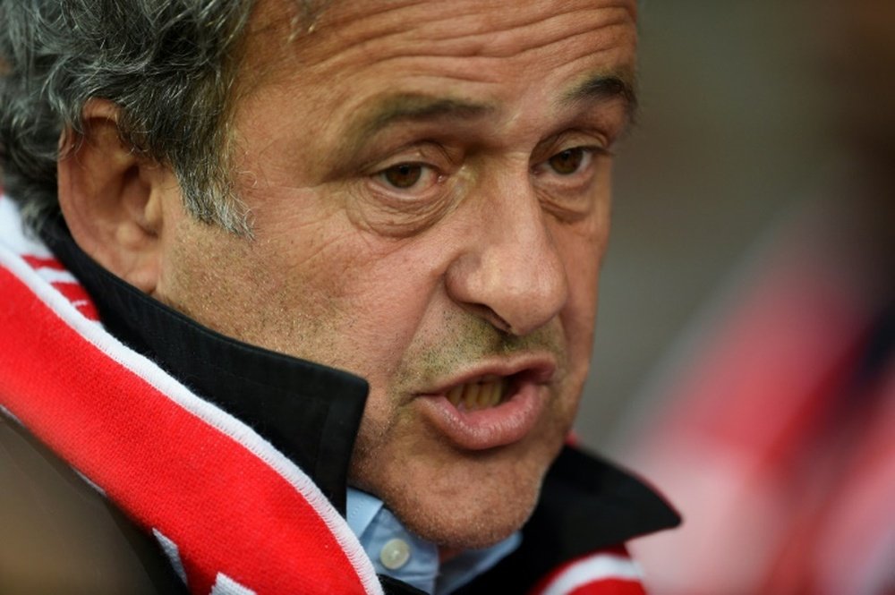 Platini has called on FIFA to lift his ban. AFP