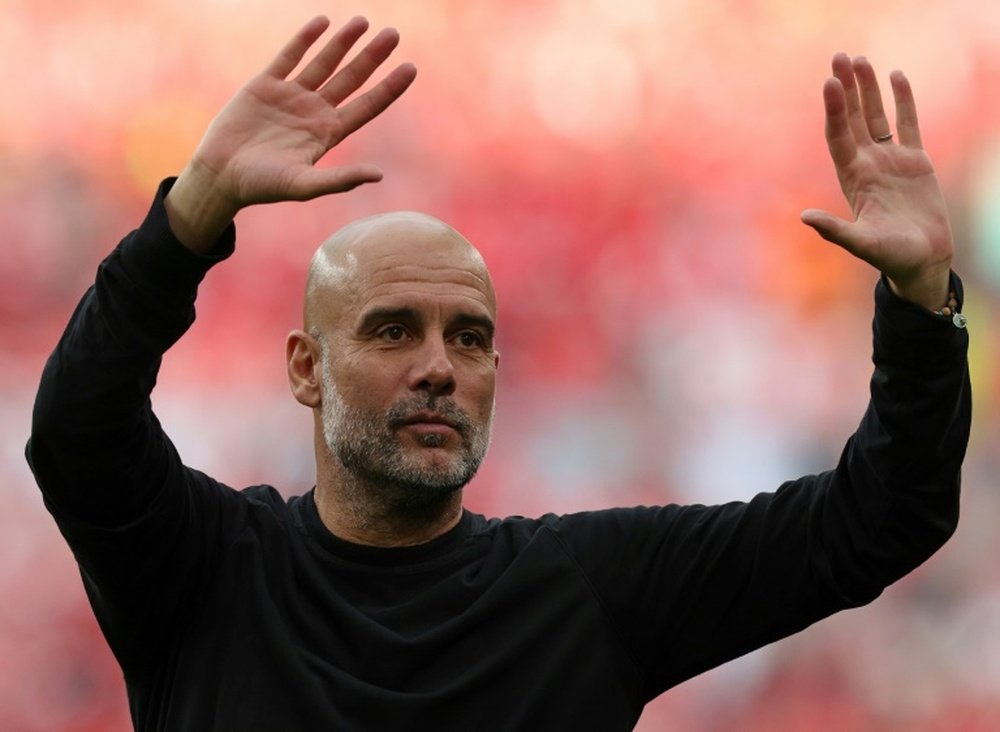 Man City are chasing a top-five finish in the Premier League. AFP