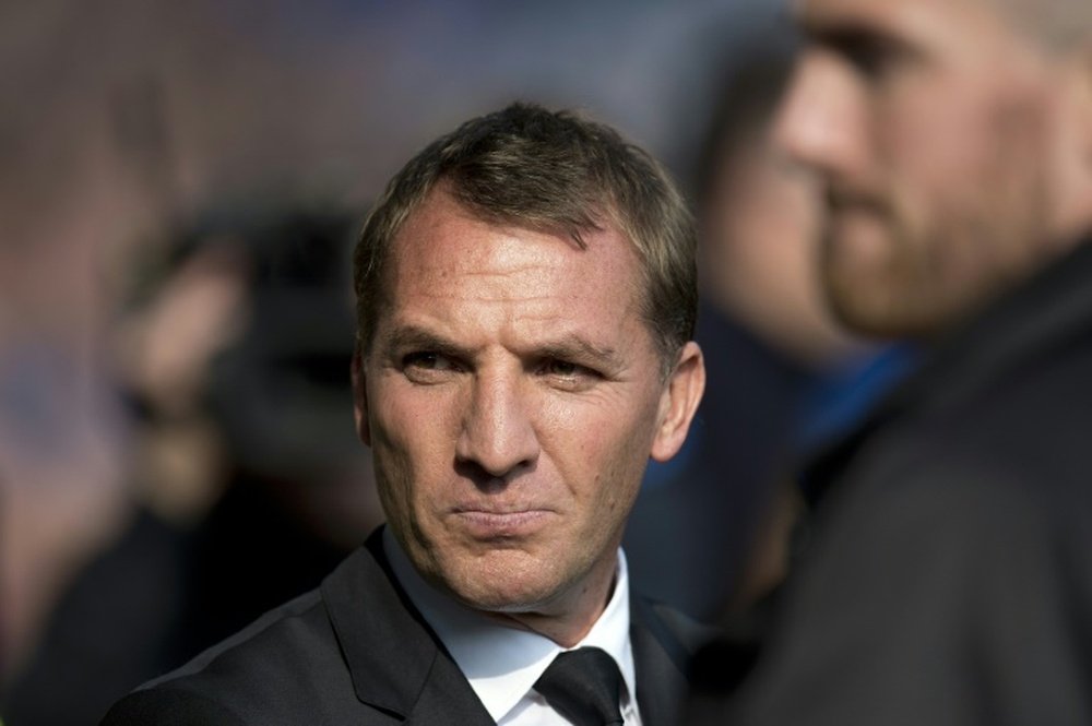 Liverpools manager Brendan Rodgers ahead of an English Premier League football match against Everton at Goodison Park on October 4, 2015