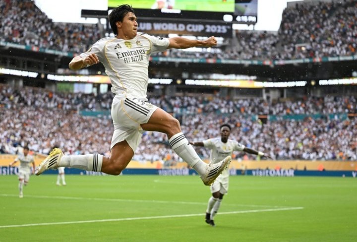Garcia scored Real Madrid opener. AFP