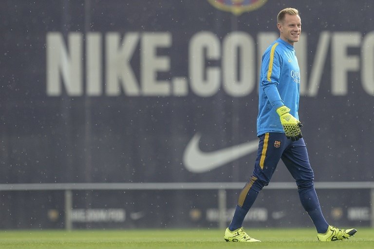 Luis Enrique is not worried about Ter Stegen leaving the club. AFP