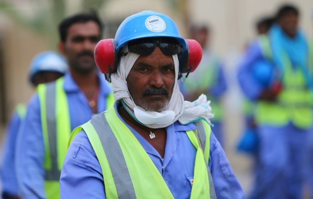 There are some 14,000 workers employed on World Cup projects in Qatar