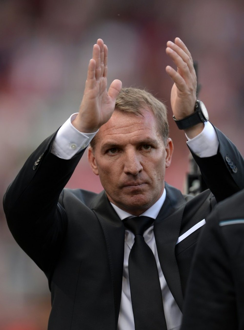 Brendan Rodgers vuelve a estar comprometido, al menos sentimentalmente. AFP