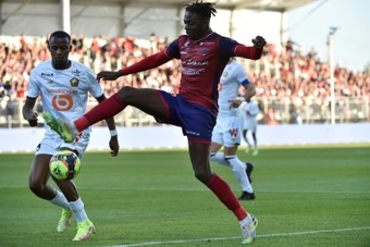 Mohamed Bayo marcó con Guinea en el amistoso ante Ruanda. AFP
