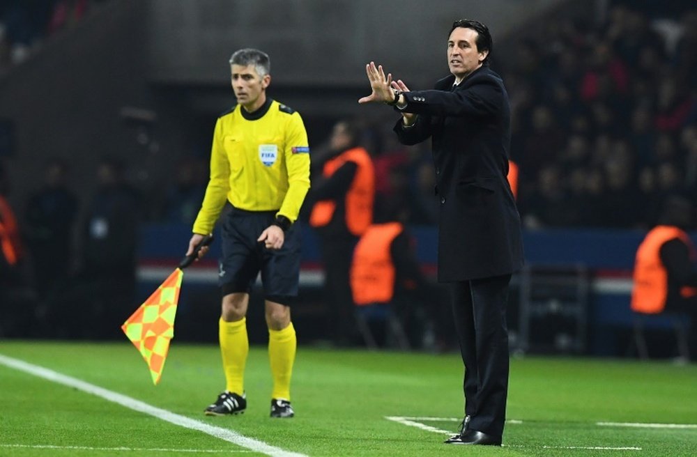 Paris Saint-Germain head coach Unai Emery is under pressure as the team falters in Ligue 1