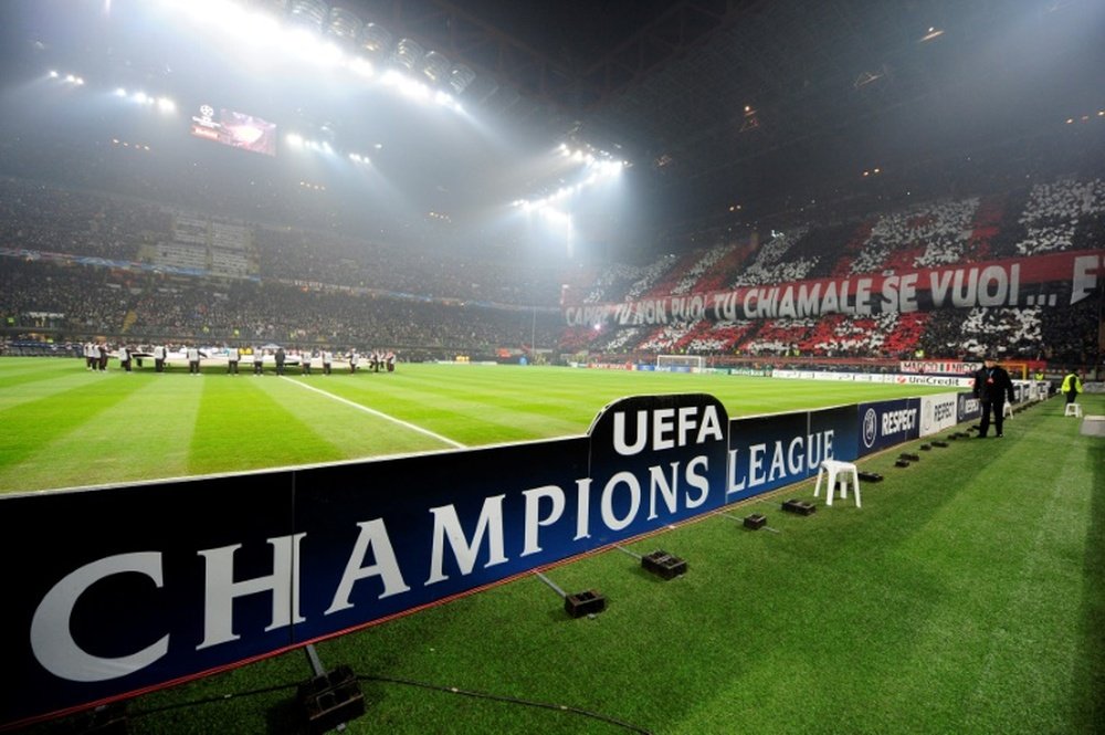 Italian fans will soon return to stadiums across three regions. AFP
