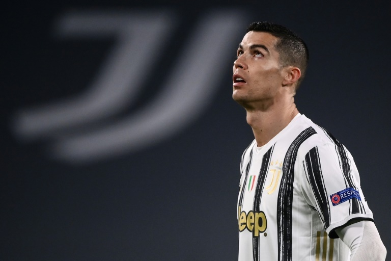 Cristiano, durante un partido con la Juventus