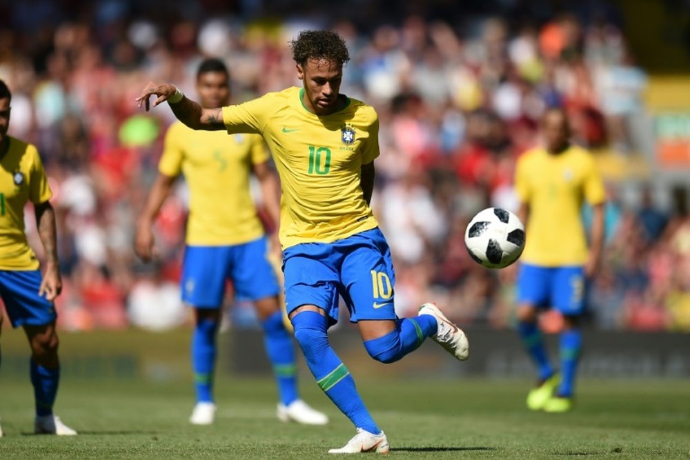 Neymar sigue batiendo registros. AFP