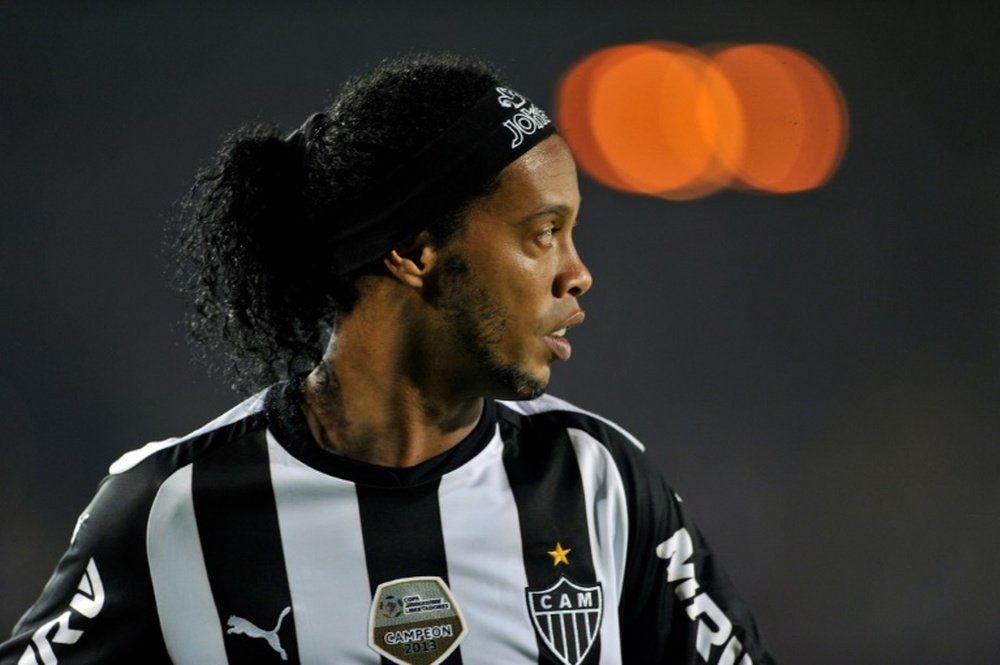 Ronaldinho still holds a grudge against his former manager at PSG. AFP