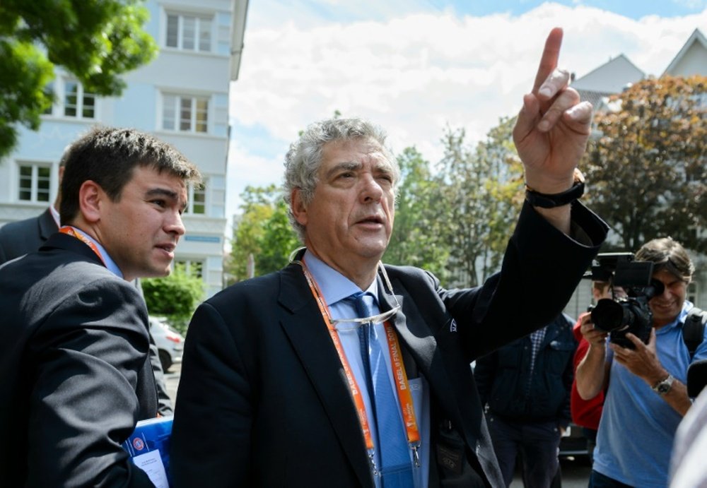 Villar no cree que pueda perder en su candidatura a presidente de la UEFA. AFP
