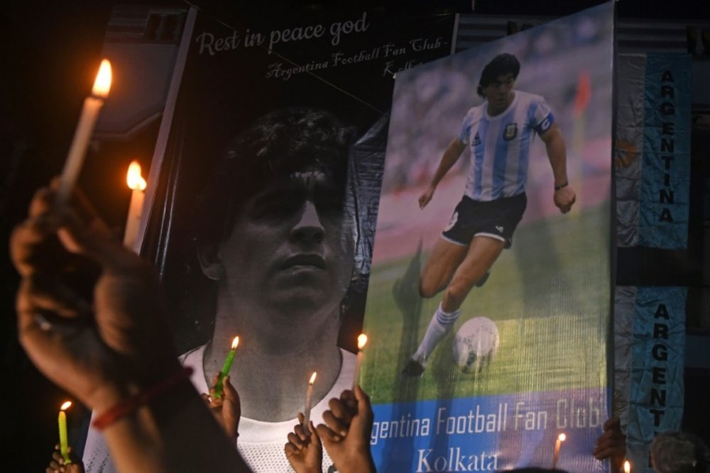Maradona será enterrado este jueves en Buenos Aires. AFP