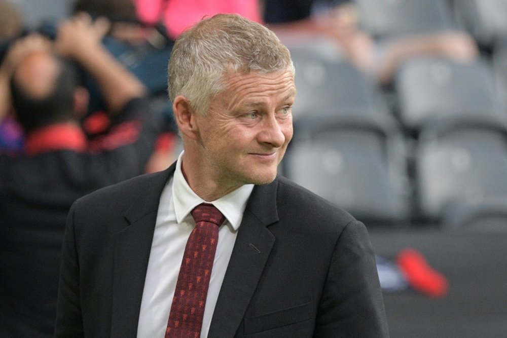 Manchester United manager Ole Gunnar Solskjaer. AFP