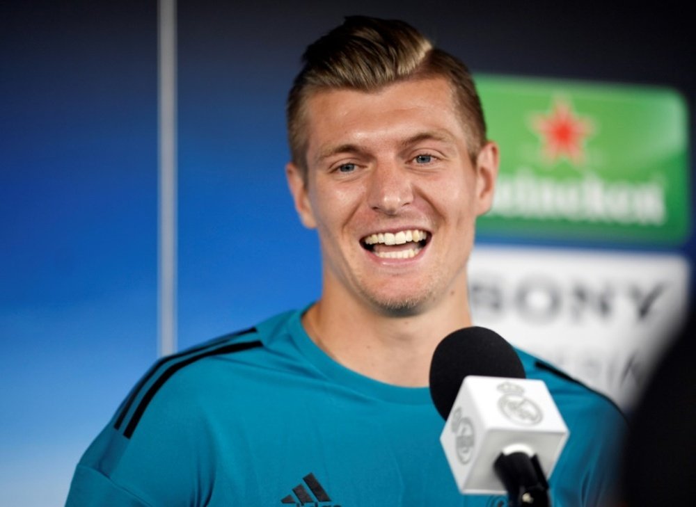 Kroos ve peligroso al Borussia Mönchengladbach. AFP